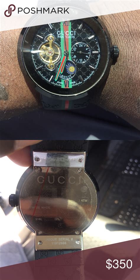 gucci uhr fake|Gucci watch serial number check.